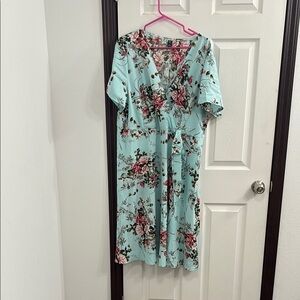 Floral V-Neck Dress